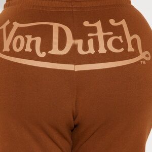Von Dutch Chocolate Brown Leggings